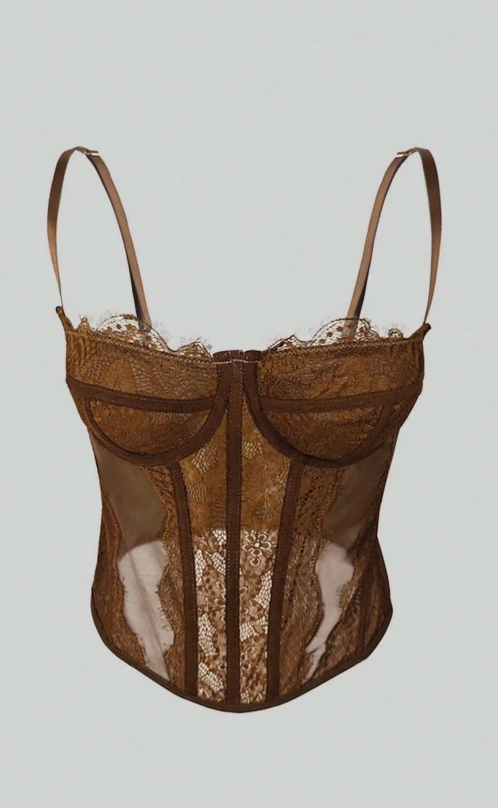 Corset Café Clásico