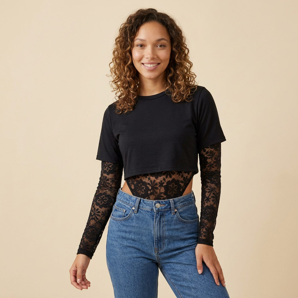 Body malla con basica encima