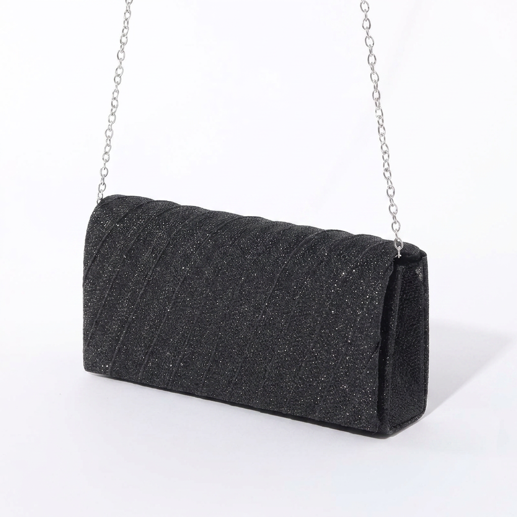 Bolso brillante clásico