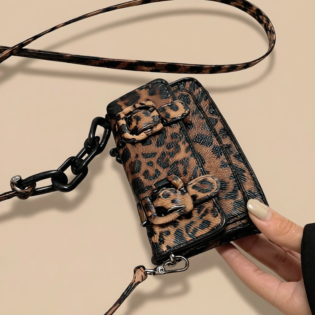 Bolso mini animal print