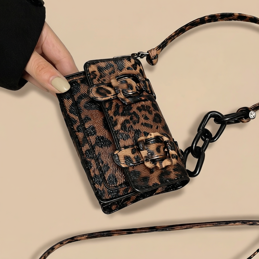 Bolso mini animal print