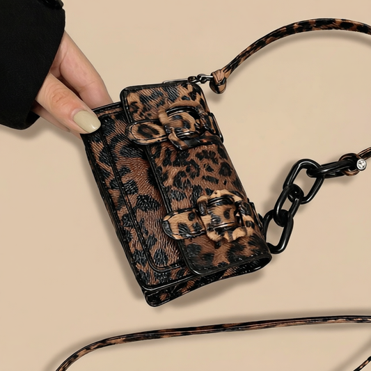 Bolso mini animal print