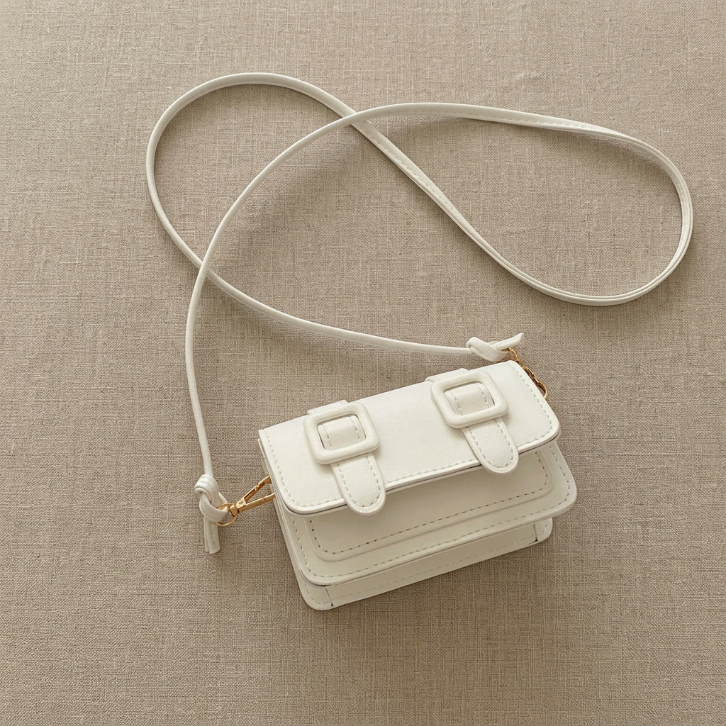 Bolso mini blanco elegante