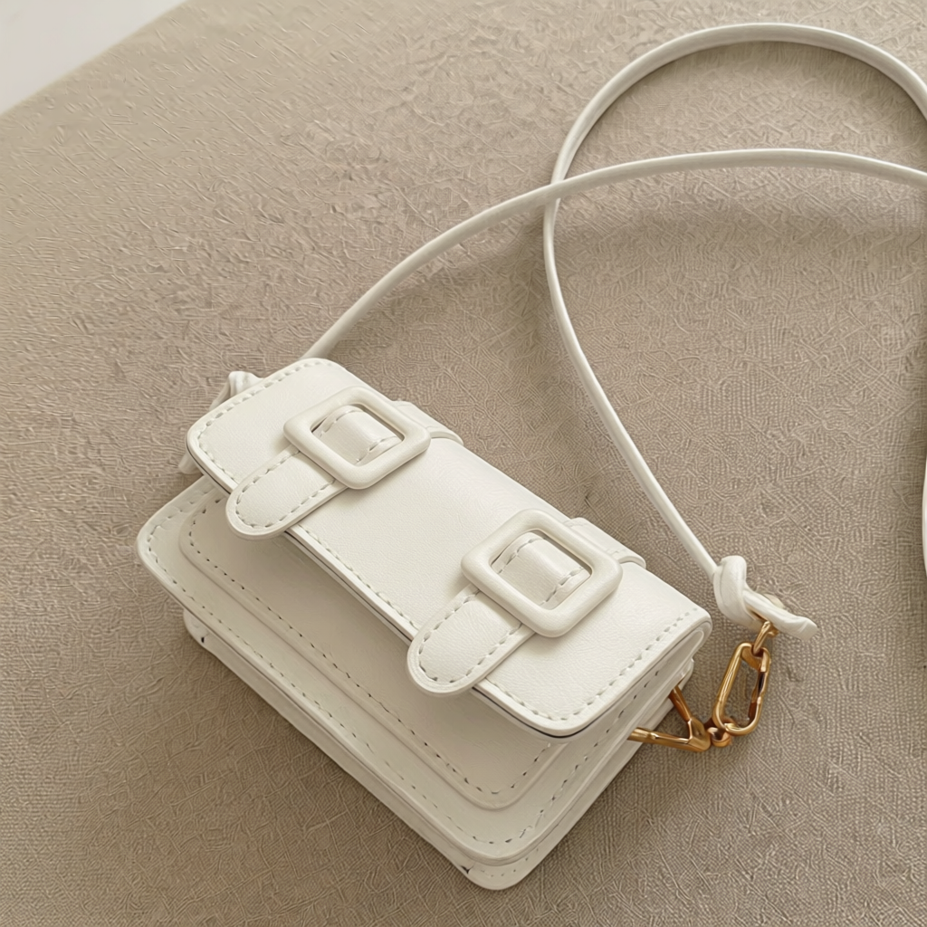 Bolso mini blanco elegante