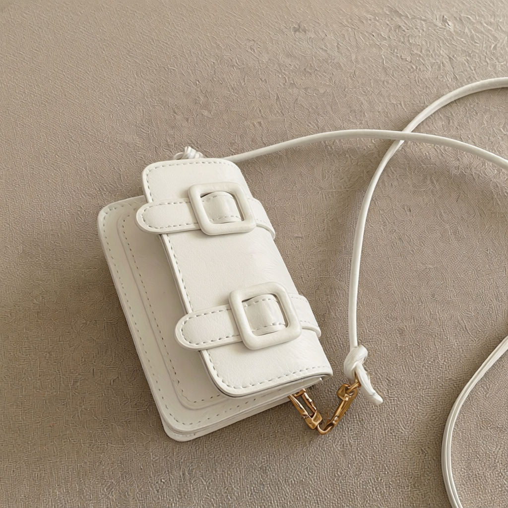 Bolso mini blanco elegante