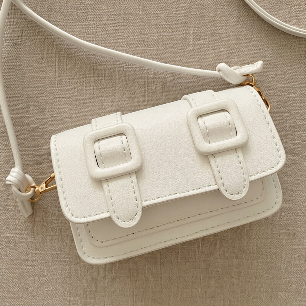 Bolso mini blanco elegante