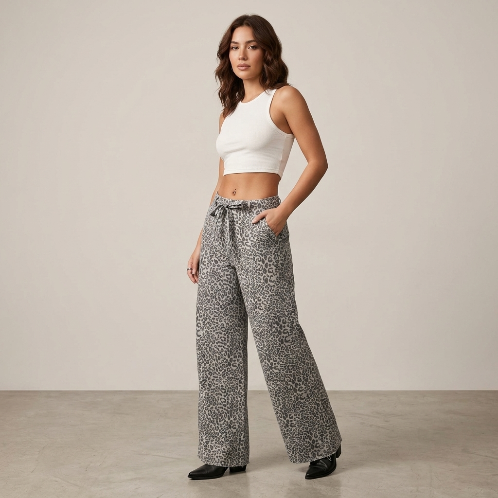 Pantalón animal print