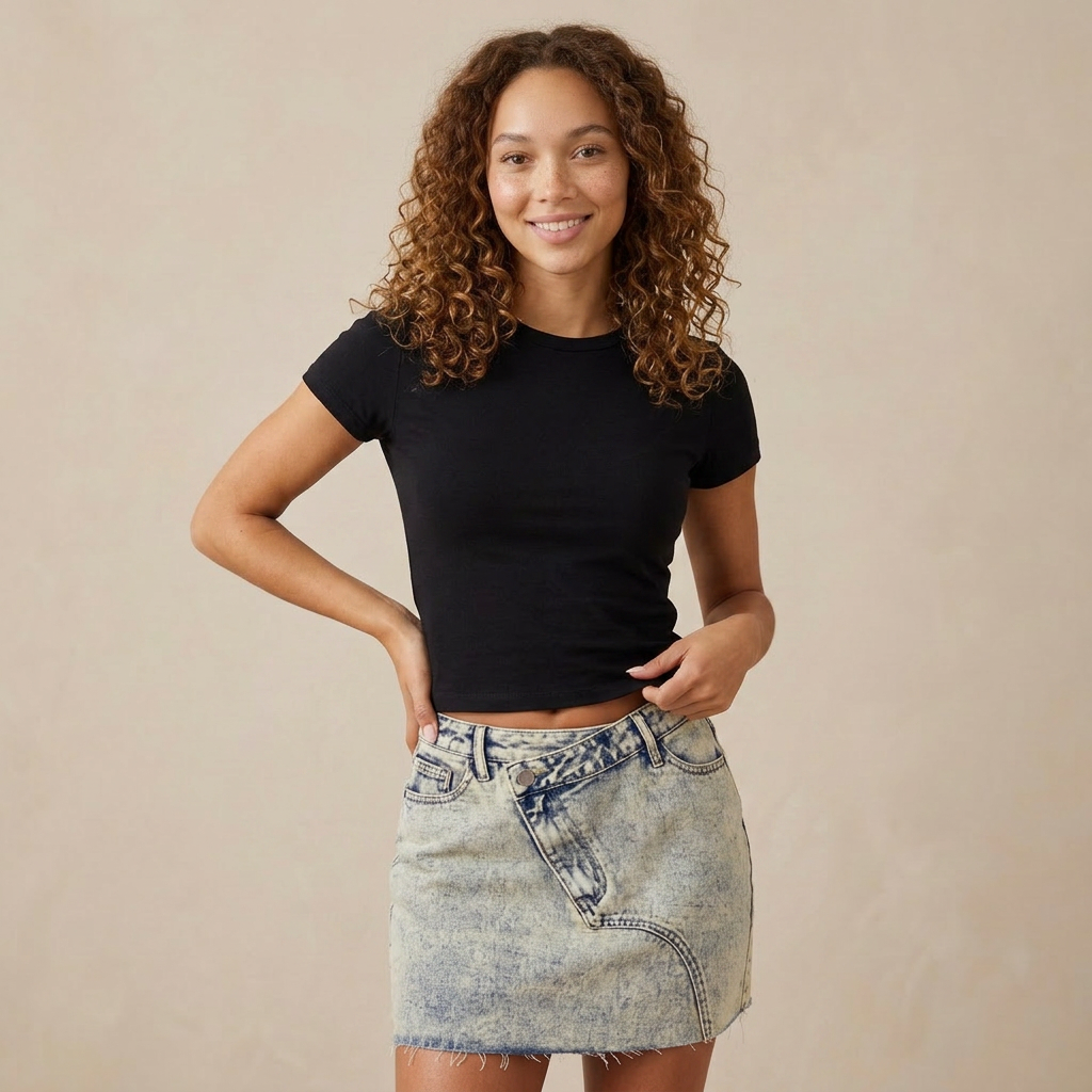 Minifalda Denim
